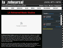 Tablet Screenshot of larehearsal.net